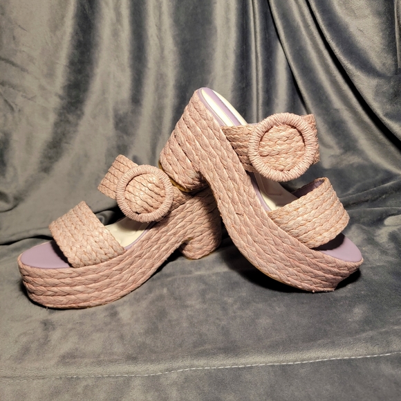 Franco Sarto Costa Platform Sandal Purple - Picture 5 of 9